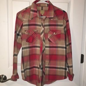 Size small Guess flannel shirt